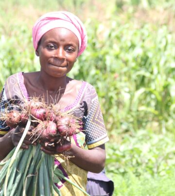 Woman with Onions
