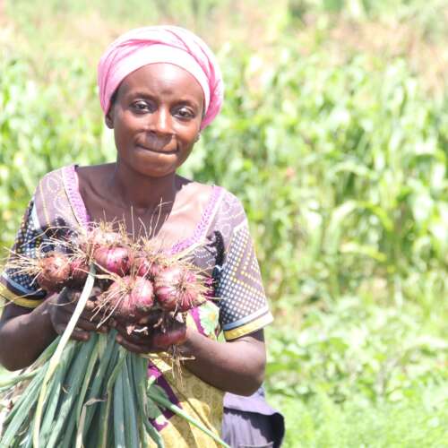 Woman with Onions