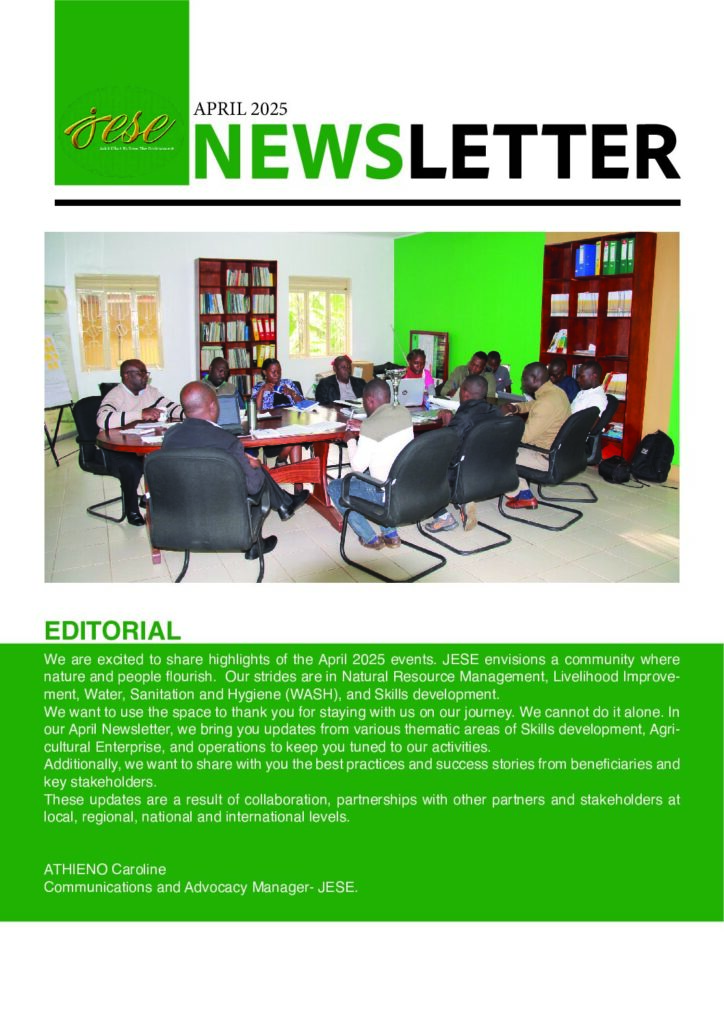 JESE APRIL NEWSLETTER