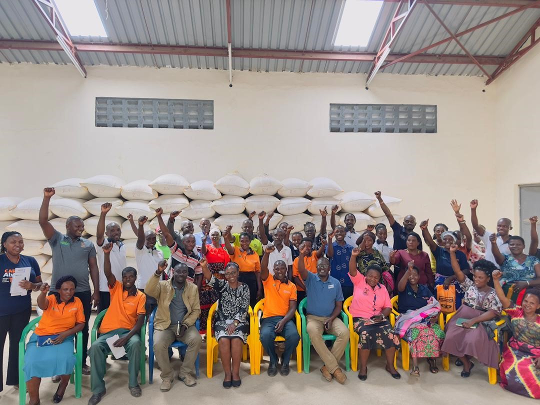 Farmers participating in project activities